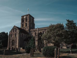 Old church on a sunny day