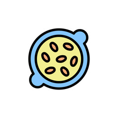 Poster - Seeds icon. Simple color with outline vector elements of vegetarian food icons for ui and ux, website or mobile application