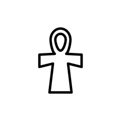 Poster - Sacred esoteric icon. Simple line, outline vector elements of esoteric icons for ui and ux, website or mobile application