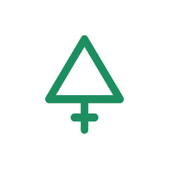Poster - Sulfur symbol icon. Simple color vector elements of esoteric icons for ui and ux, website or mobile application