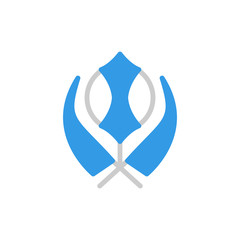 Poster - Symbol Khandwa icon. Simple color vector elements of esoteric icons for ui and ux, website or mobile application