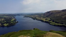 Amazing View From Hallin Fell In The Lake District, Aerial
