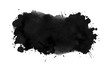 Black ink background with free brush strokes, drops, splash. Watercolor texture