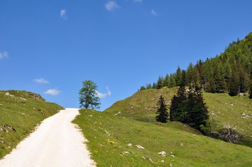 Sticker - Unterwegs zur Modaualm im Berchtesgadener Land