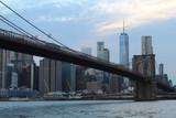 Fototapeta  - The Brooklyn Bridge in New York.