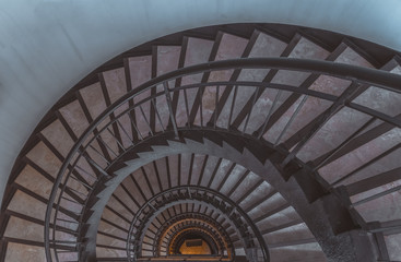 staircase in the old building