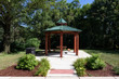 Small Gazebo at a Midwestern Neighborhood Park in Lemont Illinois during Summer