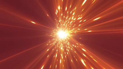 Poster - Abstract Sparkling Gold Particles Background Loop/ 4k animation of an abstract golden background with bright particles sparkling and shining, seamless looping