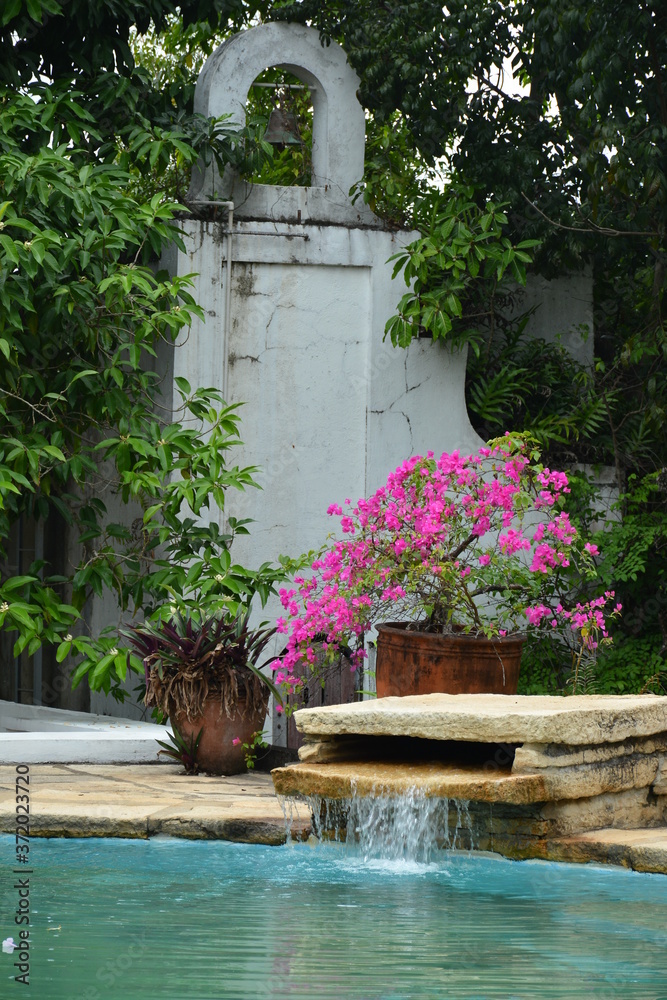 Swimming Pool Rintoo Pinto art museum swimming pool in Antipolo, Rizal, Philippines Stock ...