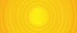 Bright sunny yellow dynamic abstract background. Modern lemon orange color. Fresh business banner for sales, event, holiday, party, halloween, birthday, falling. Fast moving 3d lines with soft shadow