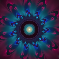 The colors in the series, awesome digital art paint. Background consists of fractal color texture and is suitable for use in projects on imagination, creativity and desig