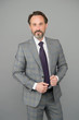 © be free - Man handsome mature employee wear formal suit, menswear concept