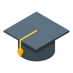 Poster - Student graduated subsidy icon. Isometric of student graduated subsidy vector icon for web design isolated on white background