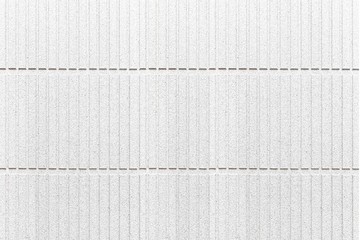 Wall Mural - Modern white stone wall with stripes texture and seamless background