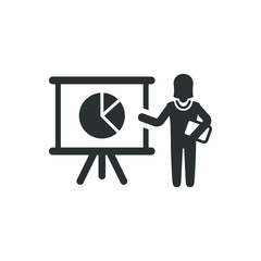 Poster - Business training icon