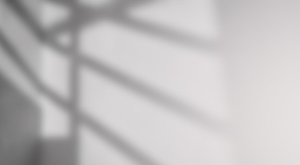 Poster - Abstract Blurred background, white-gray background with reflective walls For the design and layout of the book as wallpaper, computer screen background