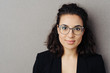© contrastwerkstatt - Cute young brunette woman in glasses