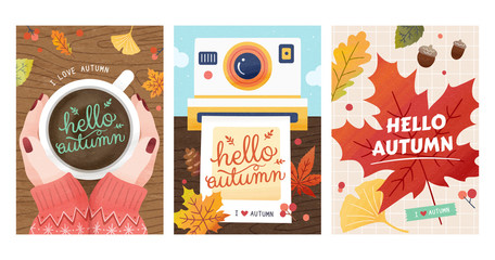 Autumn hygge cover collection