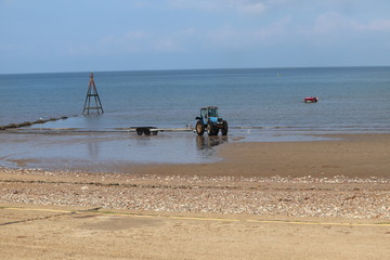 Hunstanton England beach sun sand sea tourism 
