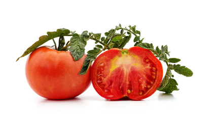 Sticker - Red tomato vegetable.