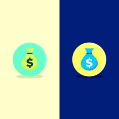 Poster - money finance dollar icon vector eps