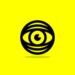 Aufkleber - eyes circle logo vector eps