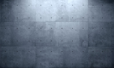 Wall Mural - Gray wall concrete monolithic background Industrial construction