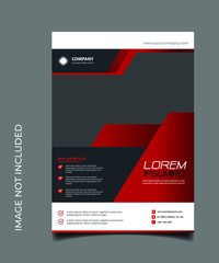 Business brochure flyer design a4 template.