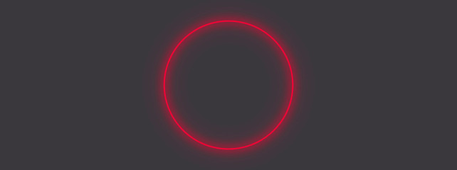 Wall Mural - abstract red glowing neon light background