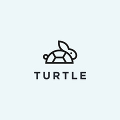 Wall Mural - abstract turtle logo. turtle icon