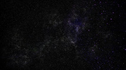 Wall Mural - 4k flying into amazing dark nebula