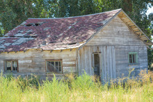 An Old, Abandoned, Rundown Home In The Countryside Of Grand Junction, Mesa County, Colorado