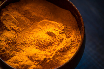 Wall Mural - turmeric spice powder