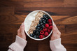 © Pixel Stories/Stocksy - Muesli breakfast with yoghurt