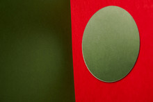 Red And Green Abstract