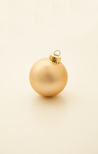 Gold Christmas Ornament