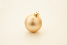 Gold Christmas Ornament