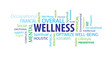 Wellness Word Cloud on a White Background