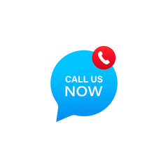 Poster - Call us now button icon. Buy online concept. Vector on isolated white background. EPS 10