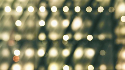 Poster - Abstract background. Defocused light flashing. 4K resolution panning.