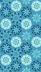 Poster - Bright colors of seamless pattern.