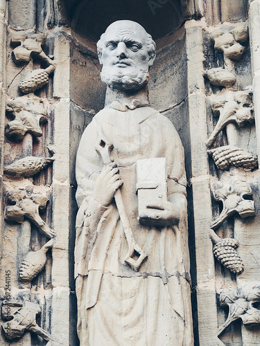 Fotografía church in Guernica in Basque Country, Spain