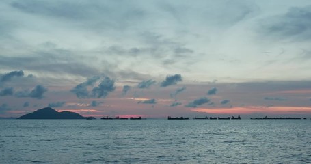 Wall Mural - Sea and sky under sunset