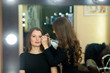 © fotofrol - Makeup artist makes beautiful girl makeover