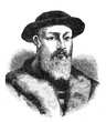 Ferdinand Magellan, was a Portuguese explorer in the old book Encyclopedic dictionary by A. Granat, vol. 5, S. Petersburg, 1896