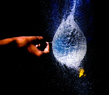 Water Balloon Popping At High Speed