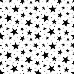 Poster - star seamless pattern. stars background for prints. vector illustration