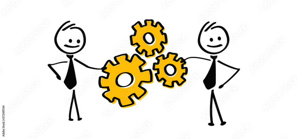 Vector de Stock Kids playing running, jumping Happy smile stickman ...