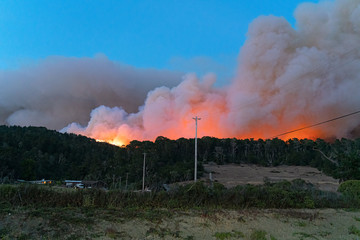 Fire in California Caused by Lightning