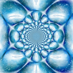 Canvas Print - spiritual fractal. modern art. 3d rendering
